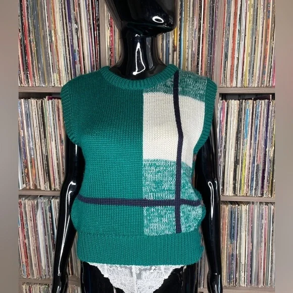 Vintage Haberdashery Collection Knit Sweater Vest Size Petite Small - Picture 6 of 7